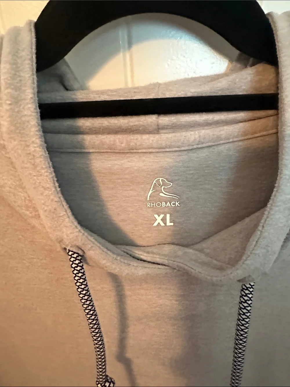 Rhoback Light Gray Pullover Hoodie - Picture 3 of 3